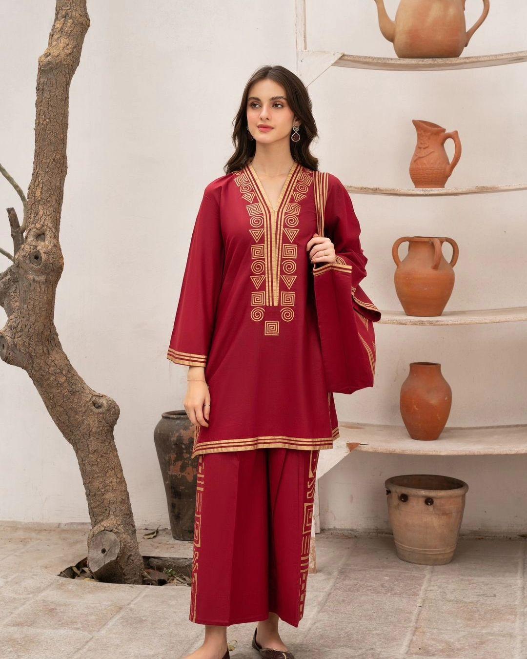Women's Stitched Linen