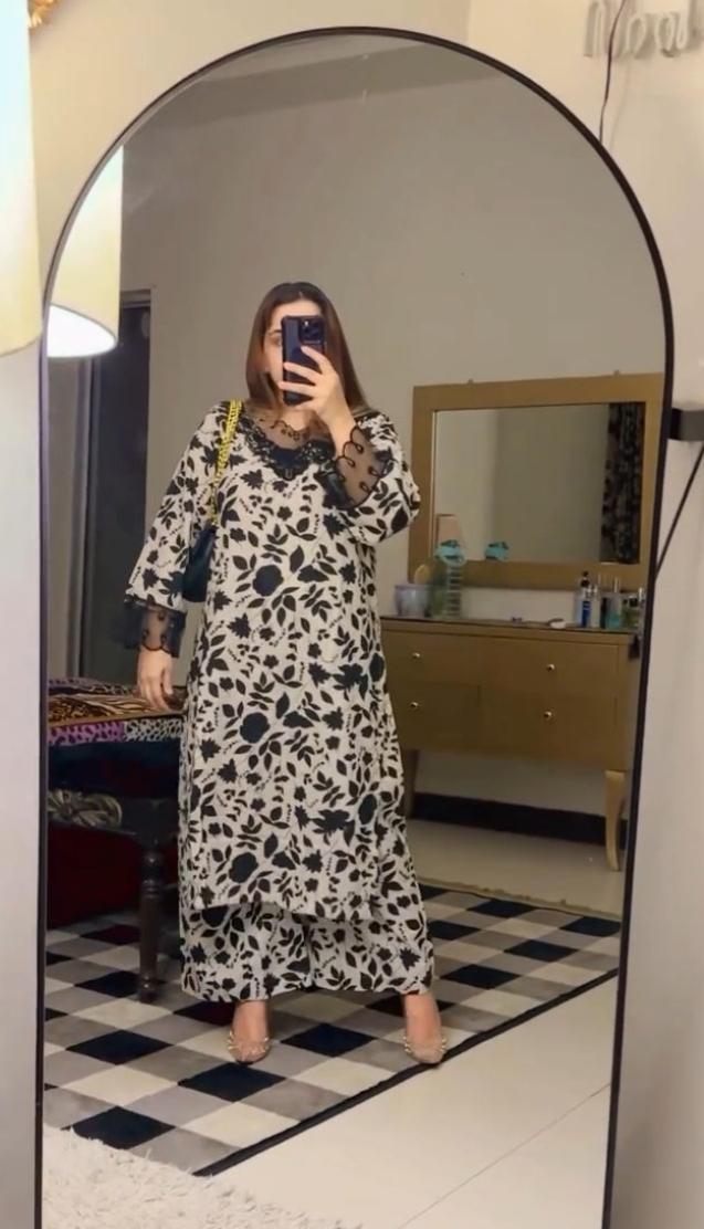 Women's Stitched Swiss Lawn