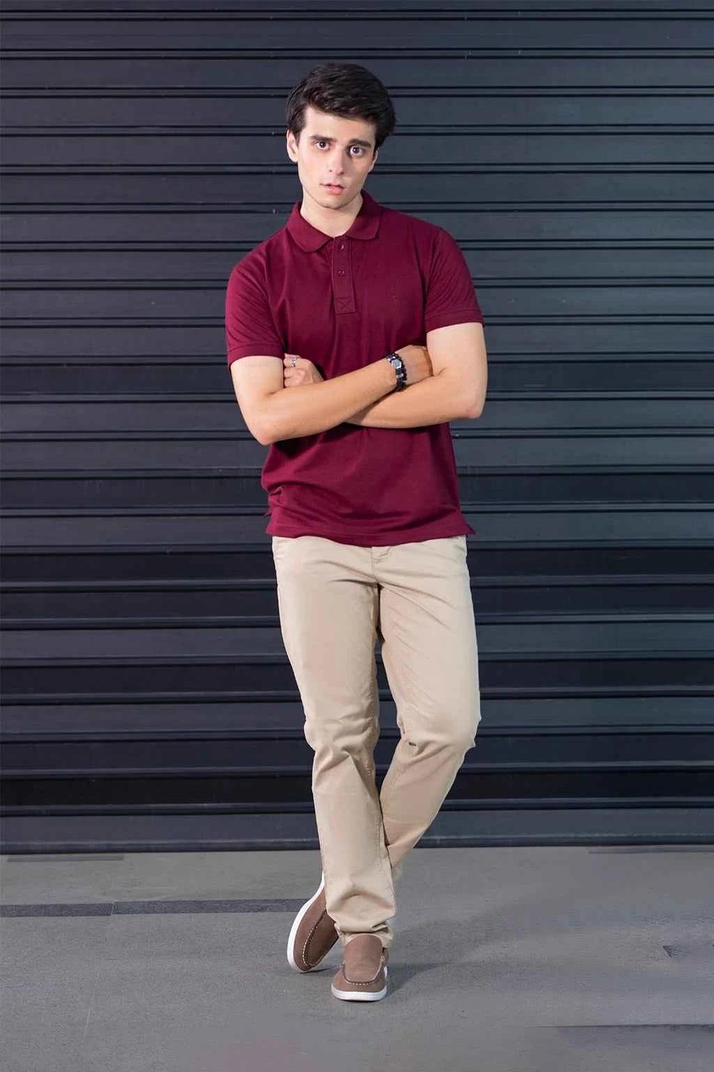 Classic Maroon Polo
