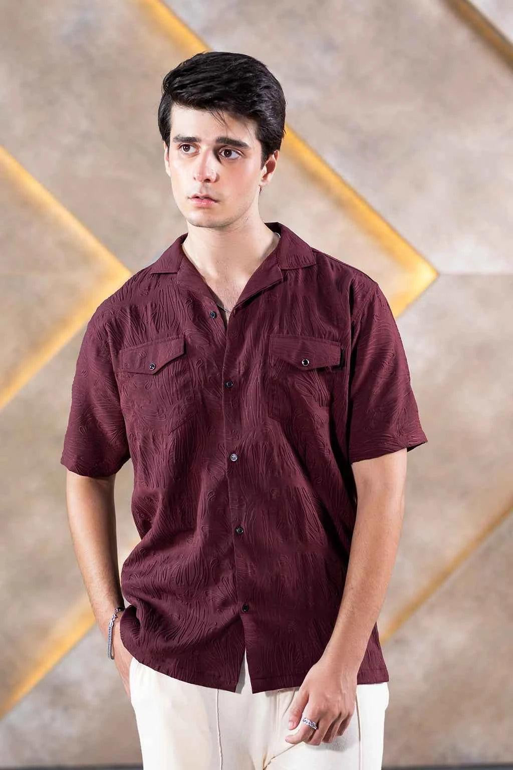 Men’s Textured Button Down – Classic with a Modern Touch