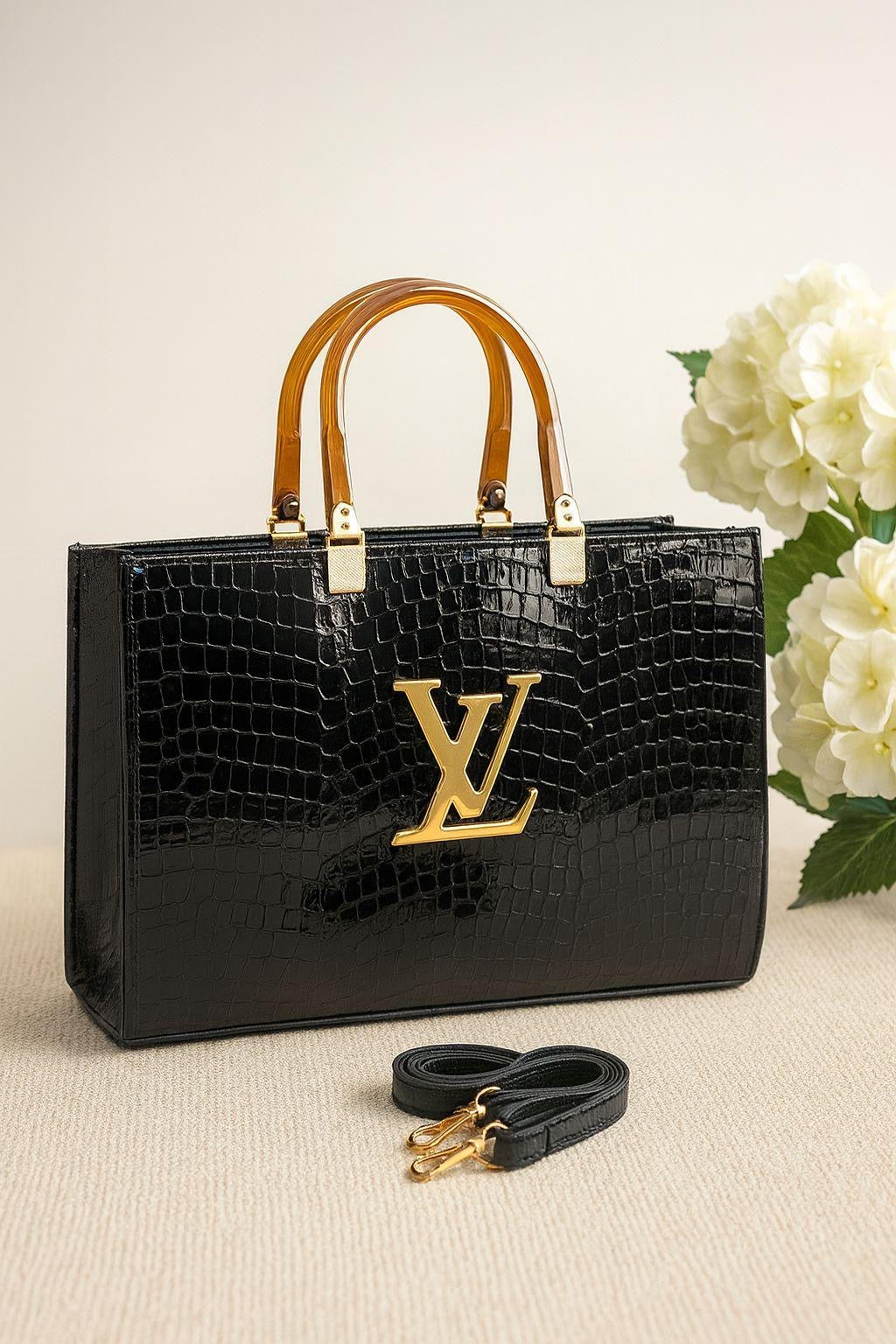 Women’s LV Inspired Handbag Premium Rexine Texture