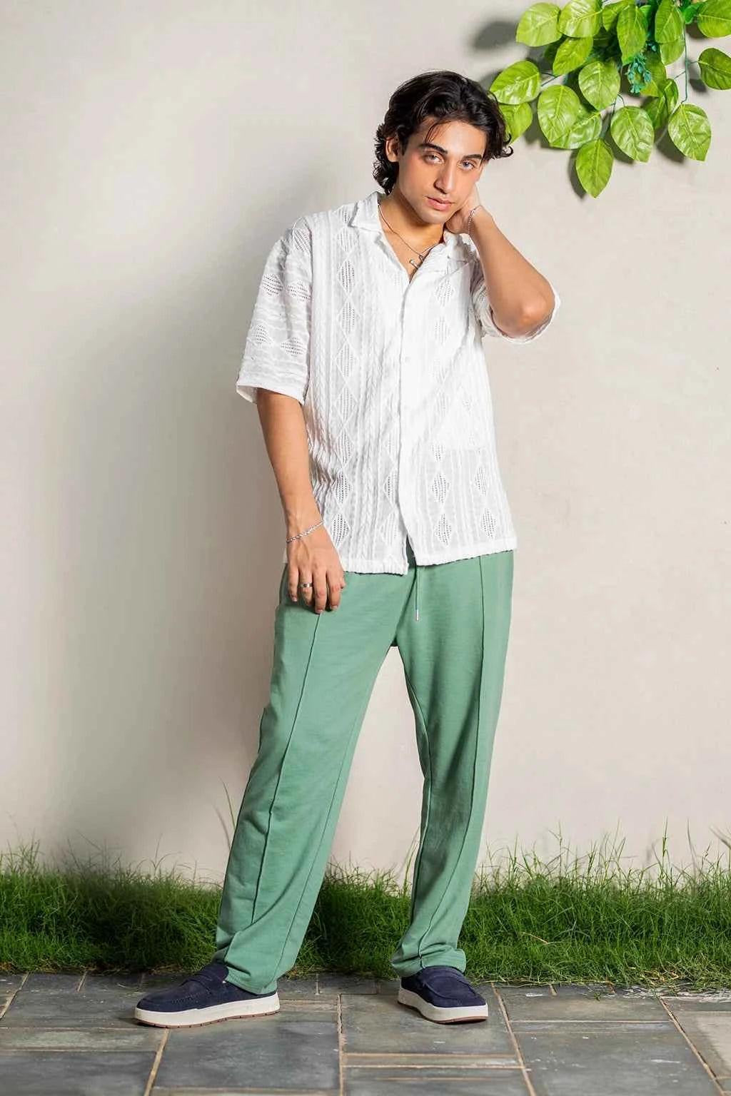 Lagoon Drift White Shirt – Pure Elegance, Everyday Comfort