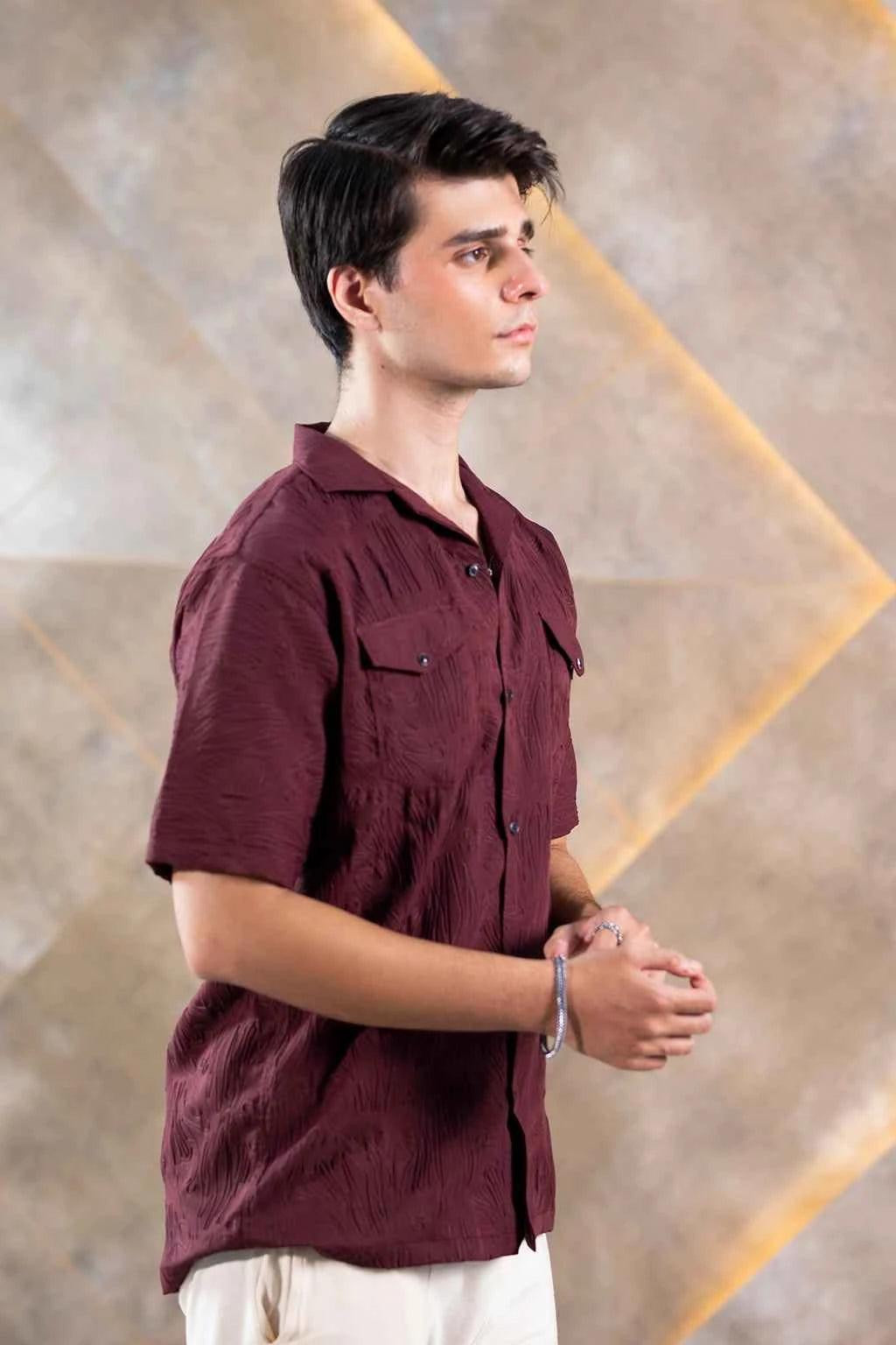 Men’s Textured Button Down – Classic with a Modern Touch