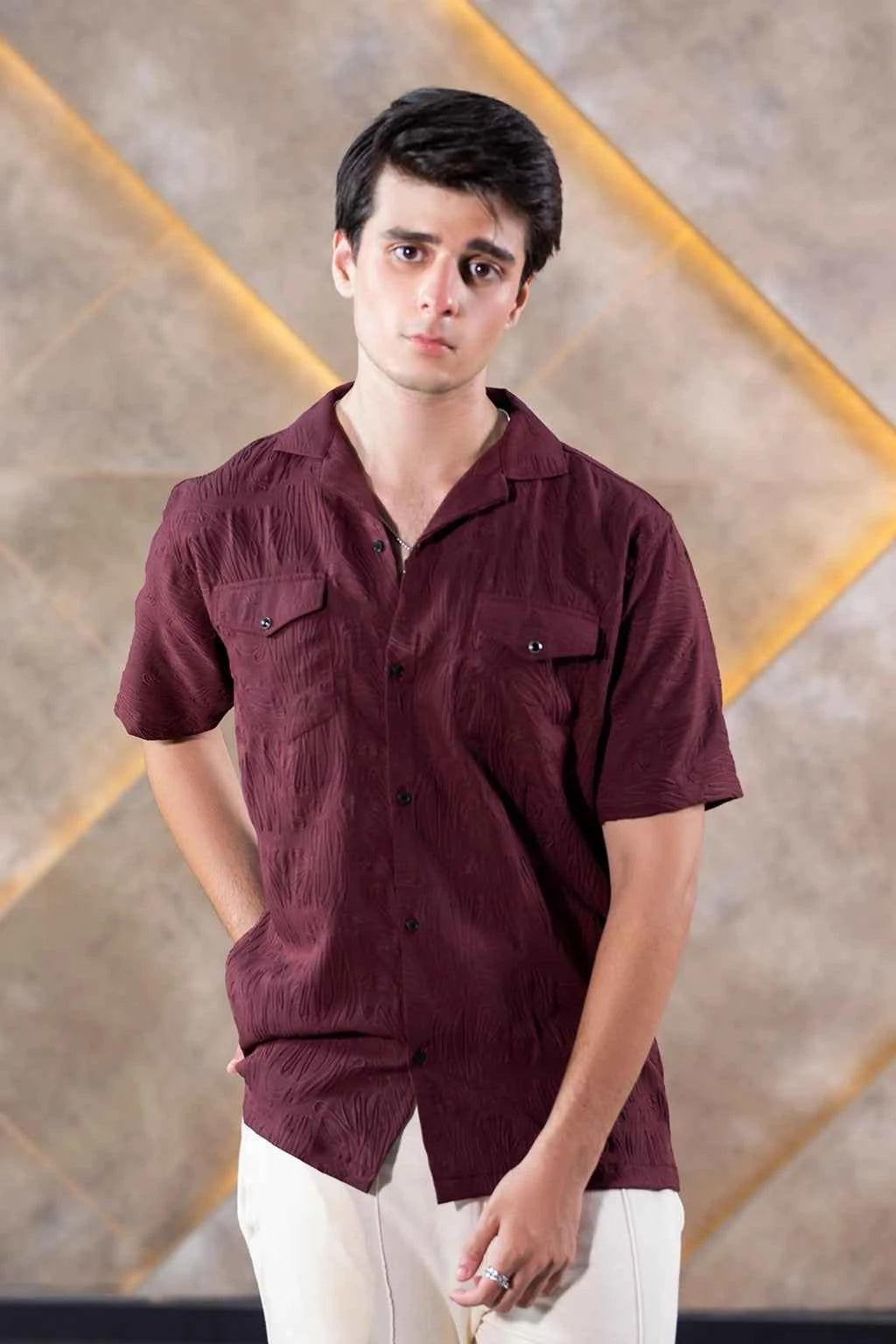 Men’s Textured Button Down – Classic with a Modern Touch