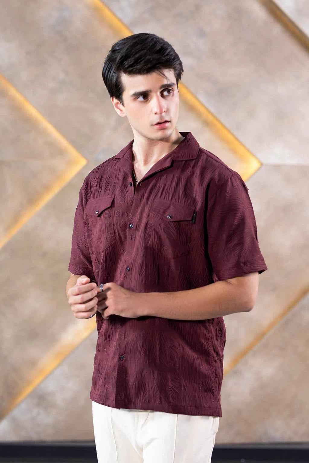 Men’s Textured Button Down – Classic with a Modern Touch